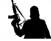 Silhouette Of Soldier Image